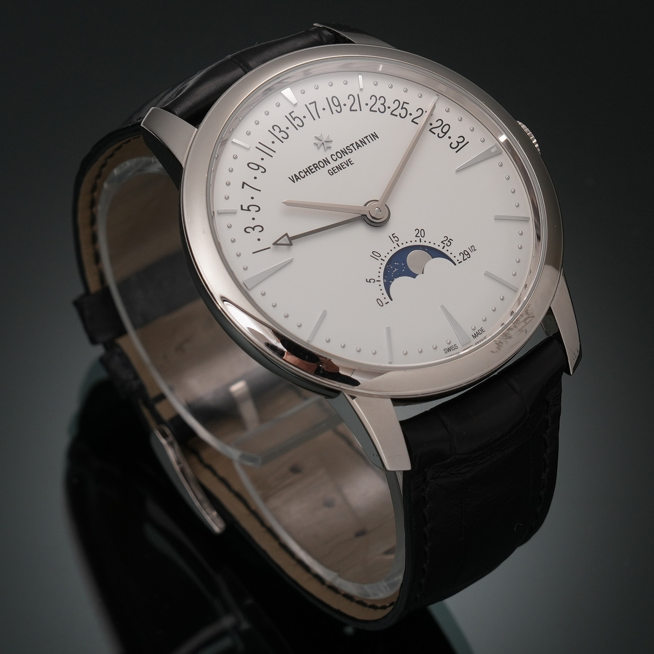 VACHERON CONSTANTIN(USED)바쉐론 콘스탄틴 패트리모니 문페이즈 레트로 그레이드 데이트